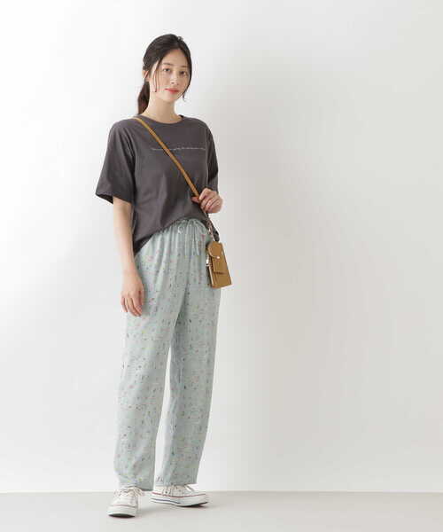 NATURAL BEAUTY BASIC（ナチュラルビューティーベーシック）の「リバティプリント　パンツ（その他パンツ・レディース・ブルー系その他6/グリーン系その他3・MEDIUM）」の18枚目の写真