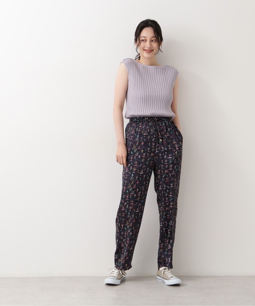 NATURAL BEAUTY BASIC（ナチュラルビューティーベーシック）の「リバティプリント　パンツ（その他パンツ・レディース・ブルー系その他6/グリーン系その他3・MEDIUM）」の20枚目の写真