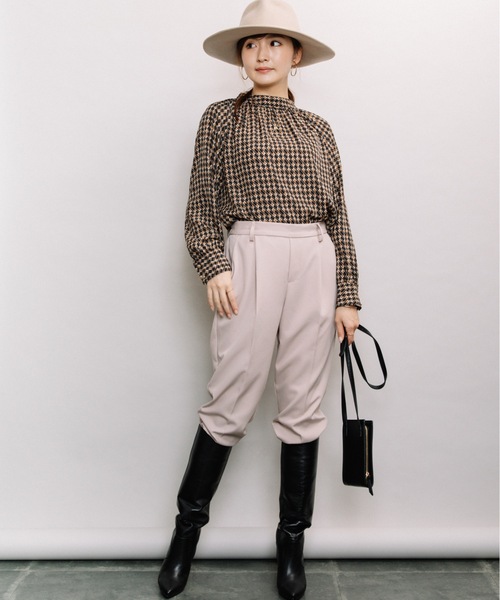 ELVENCE DEUX(エルベンスドゥ)の「ベネテーパードパンツ(その他パンツ・レディース・ブラック/ベージュ/ミント/ピンク・S/M/L/SS)」の21枚目の写真