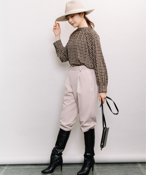 ELVENCE DEUX(エルベンスドゥ)の「ベネテーパードパンツ(その他パンツ・レディース・ブラック/ベージュ/ミント/ピンク・S/M/L/SS)」の20枚目の写真