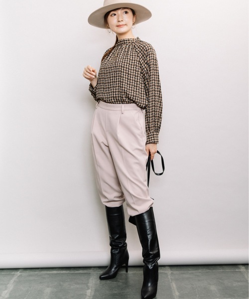 ELVENCE DEUX(エルベンスドゥ)の「ベネテーパードパンツ(その他パンツ・レディース・ブラック/ベージュ/ミント/ピンク・S/M/L/SS)」の19枚目の写真