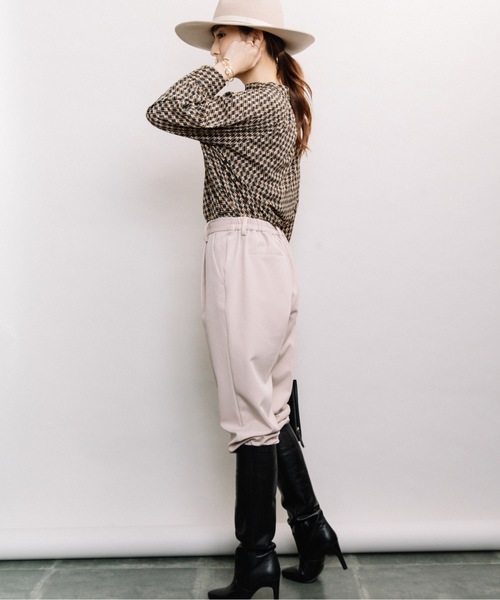 ELVENCE DEUX(エルベンスドゥ)の「ベネテーパードパンツ(その他パンツ・レディース・ブラック/ベージュ/ミント/ピンク・S/M/L/SS)」の18枚目の写真