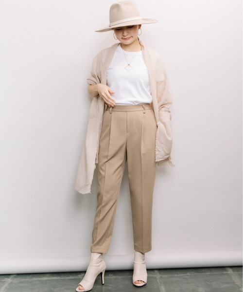 ELVENCE DEUX(エルベンスドゥ)の「ベネテーパードパンツ(その他パンツ・レディース・ブラック/ベージュ/ミント/ピンク・S/M/L/SS)」の16枚目の写真