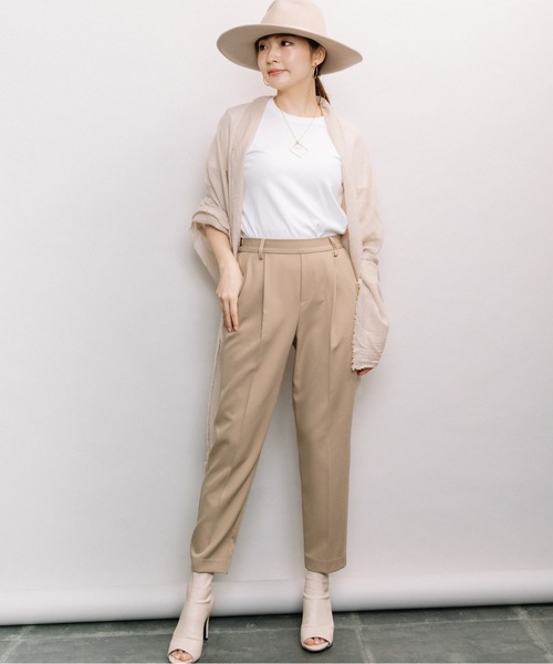 ELVENCE DEUX(エルベンスドゥ)の「ベネテーパードパンツ(その他パンツ・レディース・ブラック/ベージュ/ミント/ピンク・S/M/L/SS)」の15枚目の写真