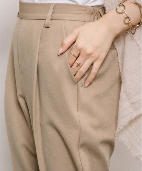 ELVENCE DEUX(エルベンスドゥ)の「ベネテーパードパンツ(その他パンツ・レディース・ブラック/ベージュ/ミント/ピンク・S/M/L/SS)」の6枚目の写真