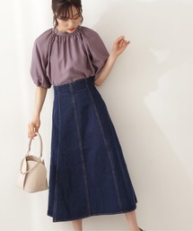 PROPORTION BODY DRESSING | レースアップハイウエストデニムスカート / 1211220805(スカート)