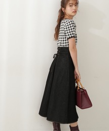 PROPORTION BODY DRESSING | レースアップハイウエストデニムスカート / 1211220805(スカート)