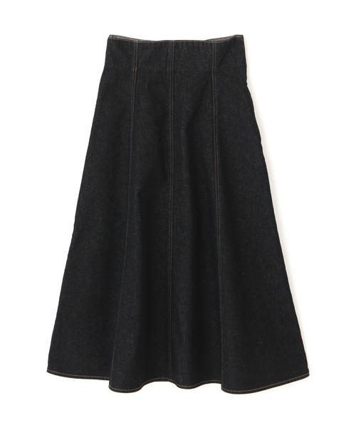 PROPORTION BODY DRESSING（プロポーションボディドレッシング）の「レースアップハイウエストデニムスカート / 1211220805（スカート・レディース・グレー/ブラック/ダークネイビー・SMALL/MEDIUM）」の5枚目の写真