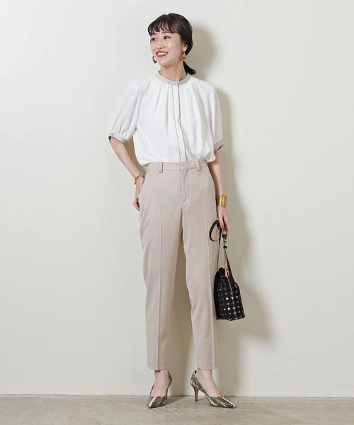 UNITED ARROWS（ユナイテッドアローズ）の「＜UNITED ARROWS＞P/R ツイル スリムパンツ 21AW（その他パンツ・レディース・ブラック/パープル/グレー/ナチュラル・40/38/36/34）」の13枚目の写真