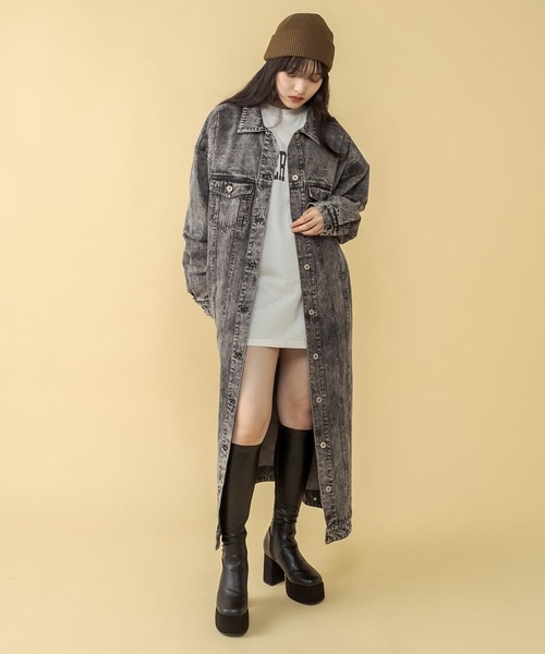 RASVOA（ラスボア）の「ＳＵＢＳＥＲＶＩＥＮＴビッグロンＴ（Tシャツ/カットソー・レディース・グリーン/ブルー/ブラック/オフホワイト・FREE）」の8枚目の写真