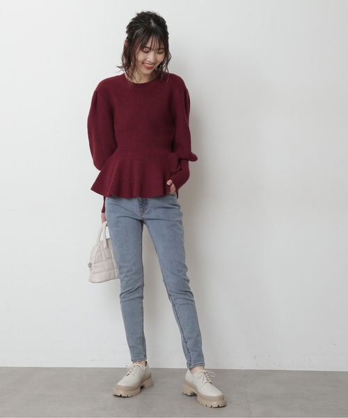 FREE'S MART（フリーズマート）の「◆厚底マニッシュシューズ（その他シューズ・レディース・ホワイト/ブラック・SMALL/MEDIUM）」の8枚目の写真