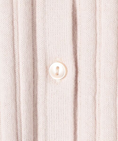 SHIPS(シップス)の「〈手洗い可能〉スイスオーガニックカーディガントップス◇(カーディガン/ボレロ・レディース・ライトブルー/ブラック/ブラウン/オフホワイト/ダークグレー・ONE SIZE)」の6枚目の写真