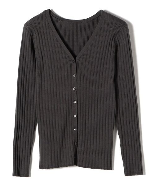 SHIPS(シップス)の「〈手洗い可能〉スイスオーガニックカーディガントップス◇(カーディガン/ボレロ・レディース・ライトブルー/ブラック/ブラウン/オフホワイト/ダークグレー・ONE SIZE)」の12枚目の写真