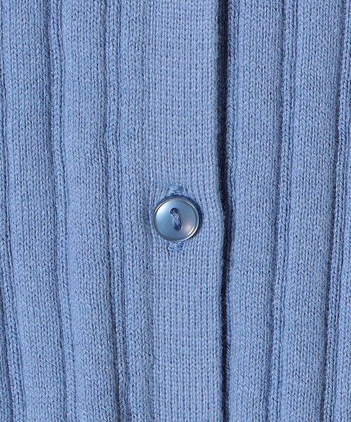 SHIPS(シップス)の「〈手洗い可能〉スイスオーガニックカーディガントップス◇(カーディガン/ボレロ・レディース・ライトブルー/ブラック/ブラウン/オフホワイト/ダークグレー・ONE SIZE)」の7枚目の写真