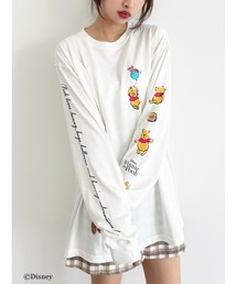 Honey Salon | Winnie the Pooh/プリントロングTシャツ(Tシャツ/カットソー)