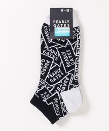 PEARLY GATES（パーリーゲイツ）の「【PEARLY GATES】ステッカー柄 アンクルソックス (MENS)（ソックス/靴下・メンズ）」