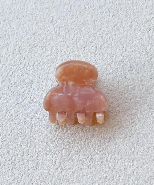 TONE SELECT GOODS（トーンセレクトグッズ）の「【Liaa】ミニマーブルヘアクリップ（バレッタ/ヘアクリップ・レディース・ベージュ/ブラウン/オフホワイト/ピンク/グリーン/ホワイト×ブラック/ブラウン系その他/ベビーピンク/ブラック/ホワイト/ピンク系その他・FREE）」の20枚目の写真