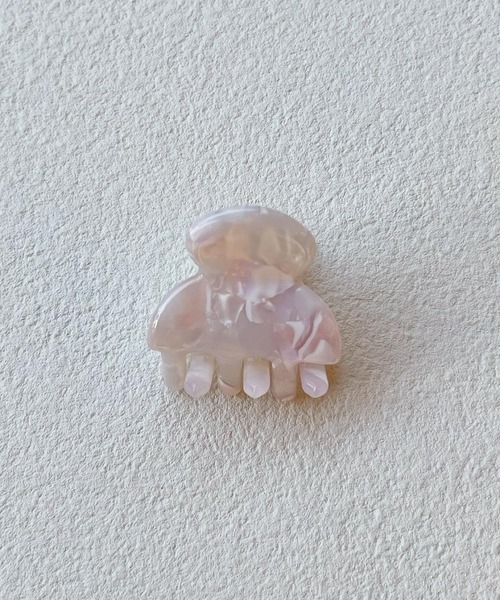 TONE SELECT GOODS（トーンセレクトグッズ）の「【Liaa】ミニマーブルヘアクリップ（バレッタ/ヘアクリップ・レディース・ベージュ/ブラウン/オフホワイト/ピンク/グリーン/ホワイト×ブラック/ブラウン系その他/ベビーピンク/ブラック/ホワイト/ピンク系その他・FREE）」の21枚目の写真