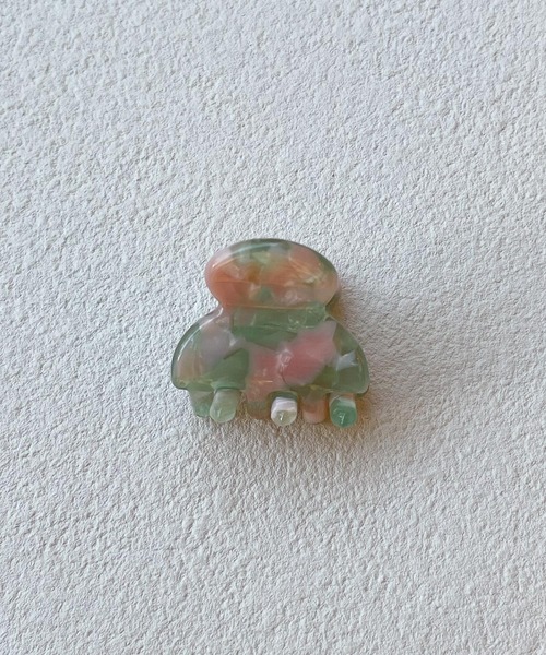 TONE SELECT GOODS（トーンセレクトグッズ）の「【Liaa】ミニマーブルヘアクリップ（バレッタ/ヘアクリップ・レディース・ベージュ/ブラウン/オフホワイト/ピンク/グリーン/ホワイト×ブラック/ブラウン系その他/ベビーピンク/ブラック/ホワイト/ピンク系その他・FREE）」の22枚目の写真