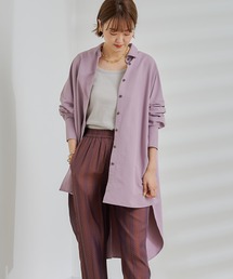 バックロングオーバーシャツ