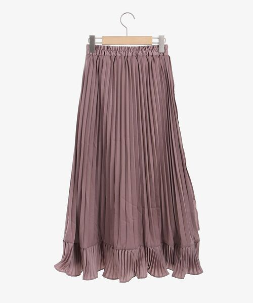 MAJESTIC LEGON（マジェスティックレゴン）の「プリーツティアードスカート（スカート・レディース・ブラック/アイボリー/モカ・SMALL/MEDIUM）」の5枚目の写真