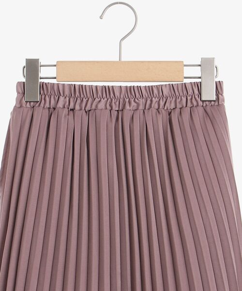 MAJESTIC LEGON（マジェスティックレゴン）の「プリーツティアードスカート（スカート・レディース・ブラック/アイボリー/モカ・SMALL/MEDIUM）」の4枚目の写真