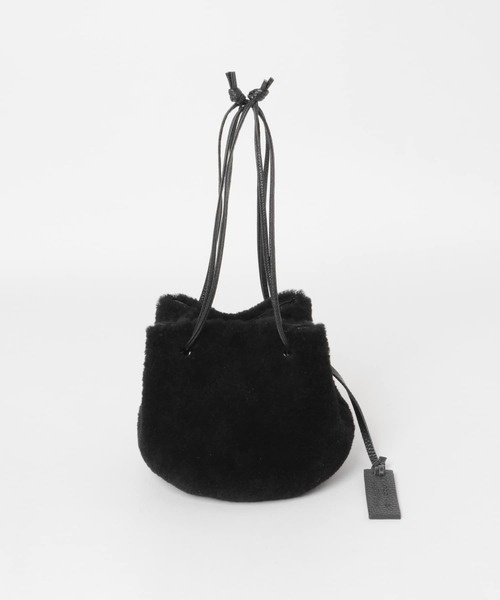 marco masi（マルコマージ）の「MARCO MASI　MONTONE PETITBAG（ハンドバッグ・レディース・ブラック・-）」の5枚目の写真