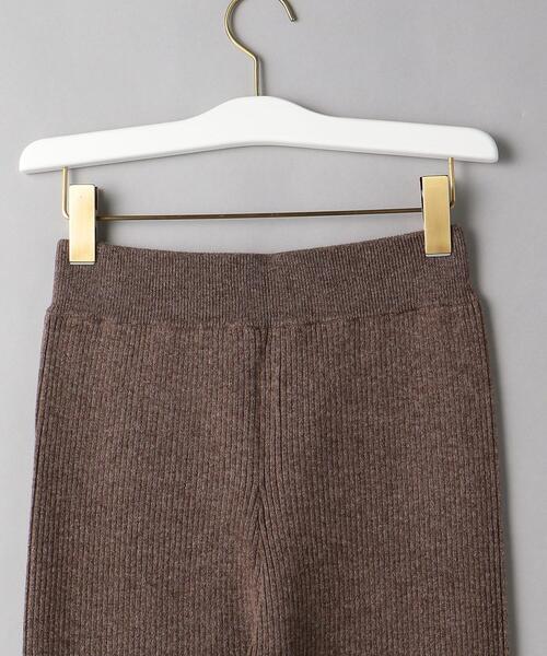 R JUBILEE（アールジュビリー）の「＜R JUBILEE＞ルーズリブ パンツ Ψ（その他パンツ・レディース・ダークブラウン・S）」の4枚目の写真