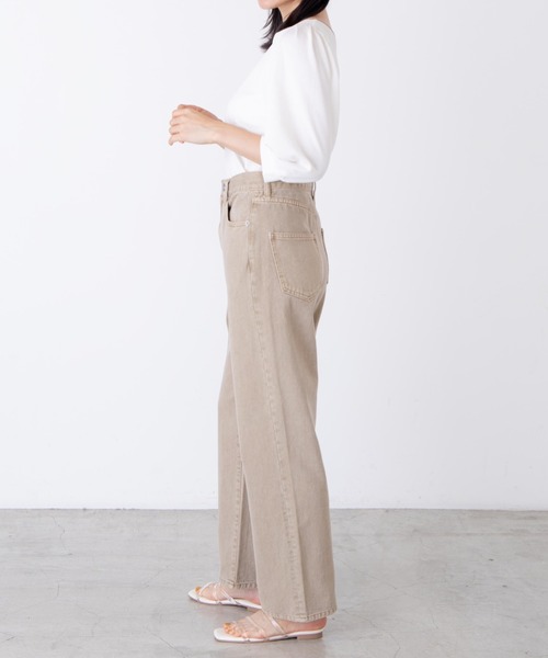 WEGO（ウィゴー）の「WEGO/チェックジャガードパフスリーブT（Tシャツ/カットソー・レディース・ブラック系その他2/ホワイト・FREE）」の6枚目の写真