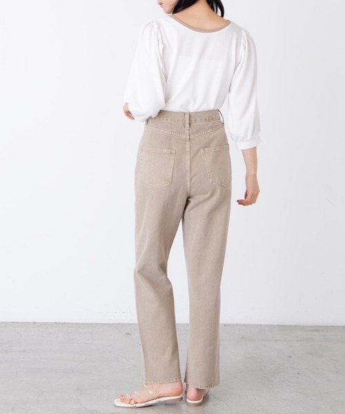 WEGO（ウィゴー）の「WEGO/チェックジャガードパフスリーブT（Tシャツ/カットソー・レディース・ブラック系その他2/ホワイト・FREE）」の7枚目の写真