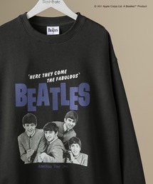 【THE BEATLES】ビートルズ プリント/刺繍 クルーネックスウェット