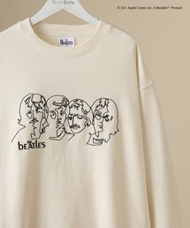 【THE BEATLES】ビートルズ プリント/刺繍 クルーネックスウェット