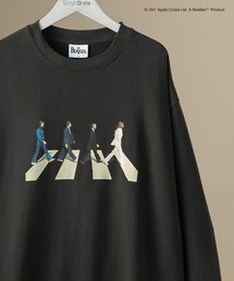 【THE BEATLES】ビートルズ プリント/刺繍 クルーネックスウェット