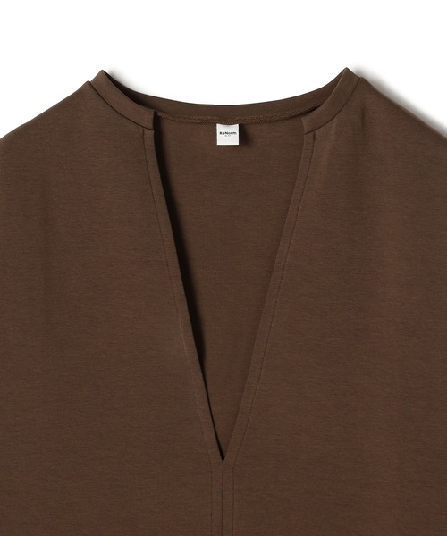 ReNorm(リノーム)の「スリットネックベスト(ベスト・レディース・ブラウン/パープル・フリー)」の10枚目の写真