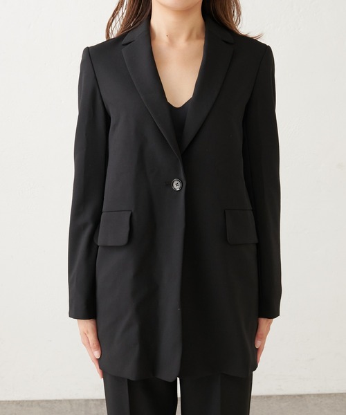 Lui's（ルイス）の「オーバーシングルジャケット（テーラードジャケット・レディース・ブラック/ブルー・FREE）」の8枚目の写真