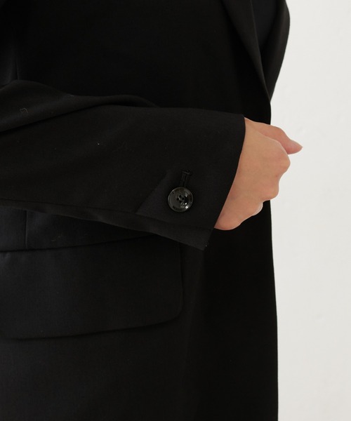 Lui's（ルイス）の「オーバーシングルジャケット（テーラードジャケット・レディース・ブラック/ブルー・FREE）」の15枚目の写真