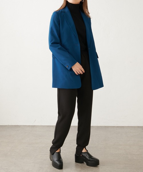 Lui's（ルイス）の「オーバーシングルジャケット（テーラードジャケット・レディース・ブラック/ブルー・FREE）」の17枚目の写真