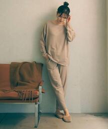 green label relaxing（グリーンレーベルリラクシング）の「＜Livelihood (ライブリフッド)＞ ROOMWEAR ロングスリーブ スウェット セット（ルームウェア/パジャマ・レディース）」