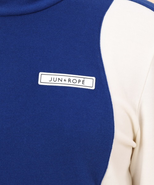JUN&ROPE'(ジュンアンドロペ)の「【保温】プレミアムウォーム配色長袖プルオーバー(Tシャツ/カットソー・レディース・ホワイト/ブラック/レッド/ブルー・S/M/L)」の22枚目の写真