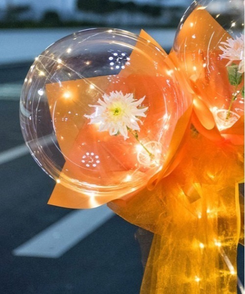 Port（ポート）の「ルミナス バルーン フラワー ブーケ LED付き #_