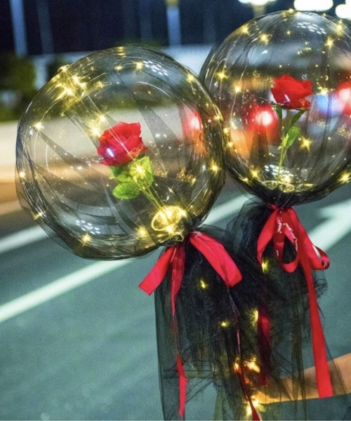 Port（ポート）の「ルミナス バルーン フラワー ブーケ LED付き #_