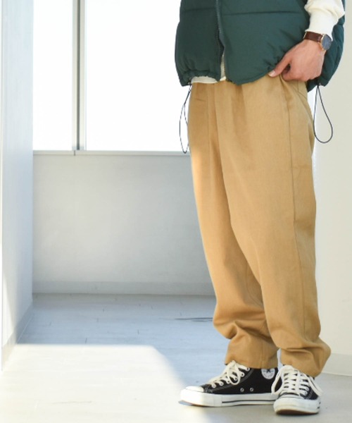 Anytime Songs(エニータイムソングス)の「ツイルシェフパンツ(その他パンツ・メンズ・ベージュ/ブラウン/カーキ/キナリ/ベージュ系その他/ホワイト/ブラック/エメラルド・X-LARGE/SMALL/MEDIUM/LARGE)」の5枚目の写真