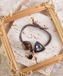 TONE SELECT GOODS(トーンセレクトグッズ)の【float】カラーストーン チャーム ヘアゴム(ヘアゴム)