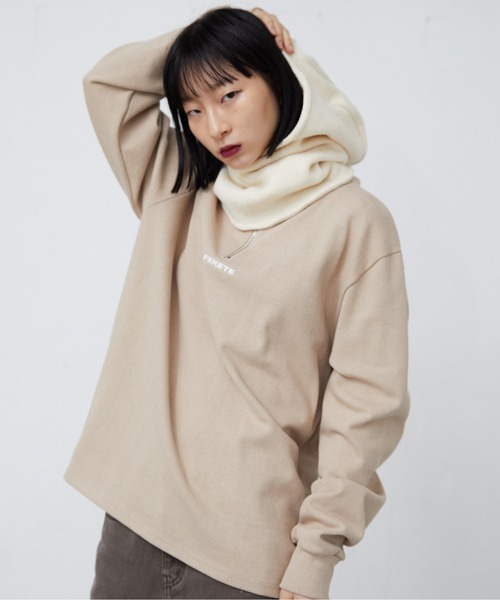 FEKETE（フェケテ）の「FEKETE MADE HALF ZIP-UP TURTLENECK MTM（スウェット・メンズ・ブラック/ベージュ/モカ・FREE）」の18枚目の写真