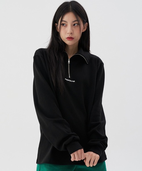 FEKETE（フェケテ）の「FEKETE MADE HALF ZIP-UP TURTLENECK MTM（スウェット・メンズ・ブラック/ベージュ/モカ・FREE）」の20枚目の写真