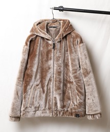 Pledge（プレッジ）の「【Pledge】フェイクファー　フルジップパーカー（その他アウター）」