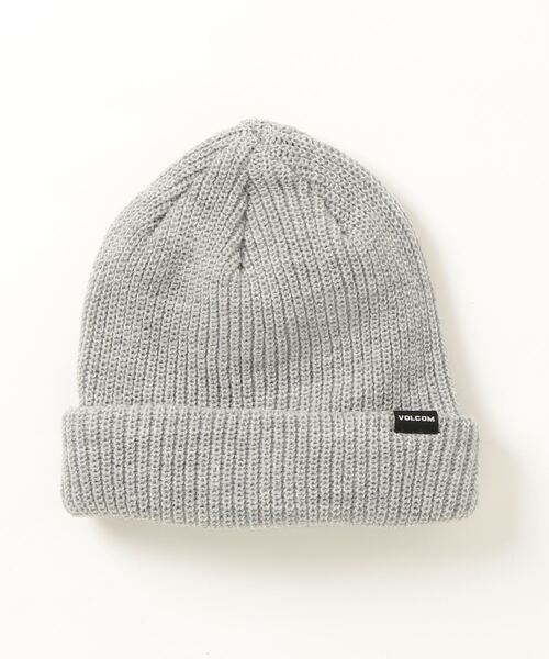VOLCOM（ボルコム）の「SWEEP LINED BY BEANIE（ニットキャップ/ビーニー・キッズ・レッド/グレー系/ブラック・O/S）」の3枚目の写真