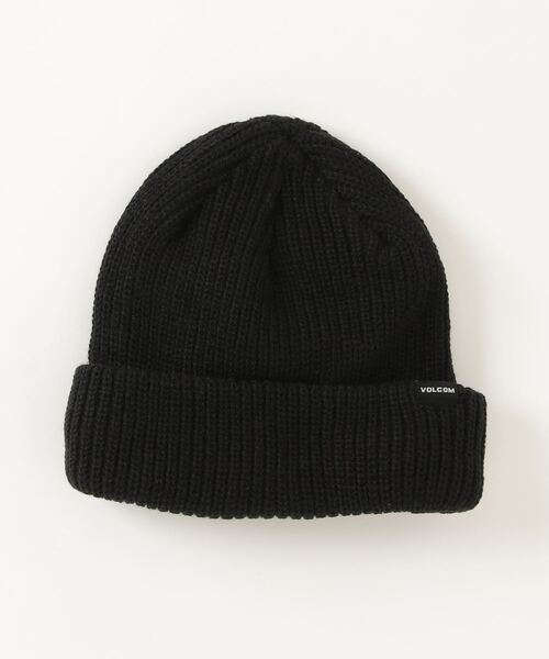 VOLCOM（ボルコム）の「SWEEP LINED BY BEANIE（ニットキャップ/ビーニー・キッズ・レッド/グレー系/ブラック・O/S）」の2枚目の写真