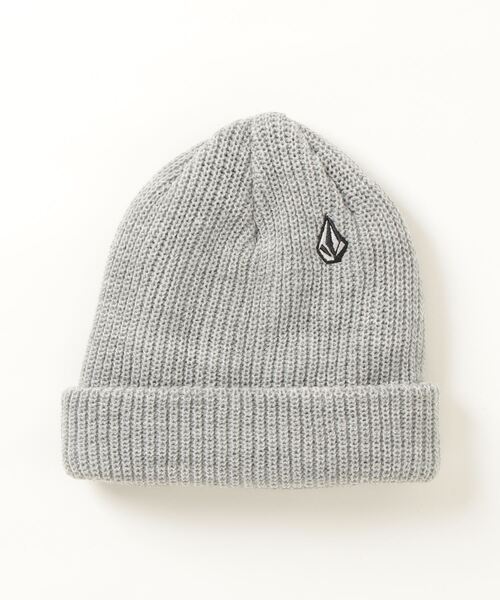 VOLCOM（ボルコム）の「SWEEP LINED BY BEANIE（ニットキャップ/ビーニー・キッズ・レッド/グレー系/ブラック・O/S）」の4枚目の写真