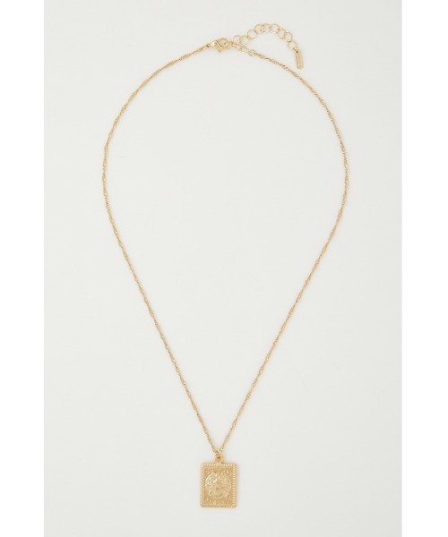 SLY（スライ）の「R/C PLATE CHARM NECKLACE ネックレス（ネックレス・レディース・シルバー/ゴールド・FREE）」の2枚目の写真